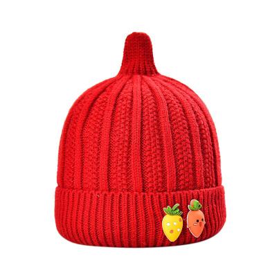 China breathable & Cute Chunky Winter Infant Toddler Baby Waterproof Knitted Warm Knitted Cozy Beanies Hats For Boys Girls for sale