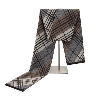 China Newest Designer Warm Wool Feel Viscous Scarf 30*180cm Sale Mens Winter Eco-Friendly Scarf for sale