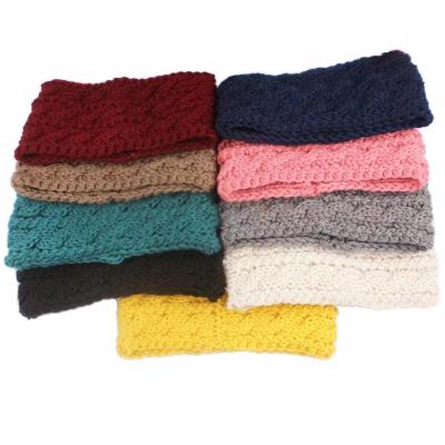 China Popular 100% Polyester Ladies Knitted Warm Headband Winter for sale