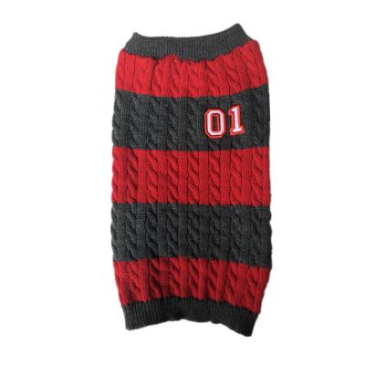 China Good Price Sustainable Dog Clothes Cheap Big Winter Dog Sweater Factory Wholesale Pet Sweater for sale