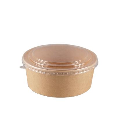 China Oilproof Disposable Disposable Food Containers Roll Disposable Salad Wrapping Paper Bowl for sale