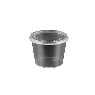 China Factory price disposable plastic sauce cup for restaurant catering for sale