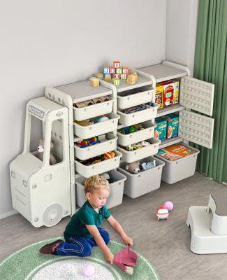 China Modern bedroom furniture kids toy shelf plastic kids cabinet storage box for sale for sale