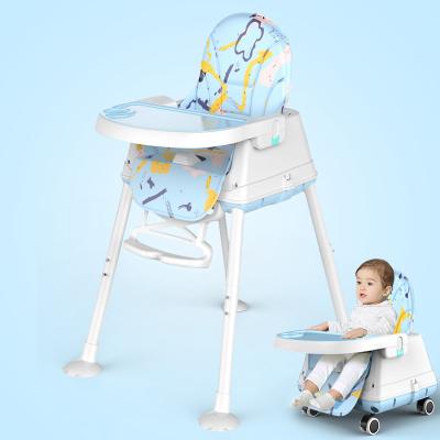 China High Quality Modern Wholesale Baby Adjustable Height Feeding Chair Booster Dining Seat With Tray for sale