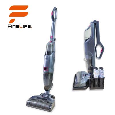 China Hotel 2 in 1 Cordless Handheld Electric Seal Foldable Wet Dry Floor Vacuum Cleaner for sale