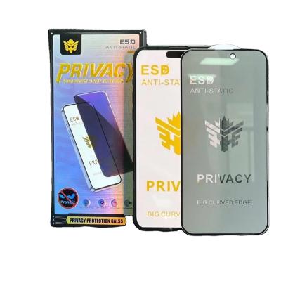 China Mobile Phone For iPhone Screen Protector Privacy Tempered Glass Privacy Screen Protector For iPhone for sale