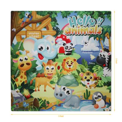 China Factory HOT Neoprene Rubber Table Mat Custom Printed Large Size Foldable Neoprene Keyboard Board Game Waterproof Neoprene Playmat for sale