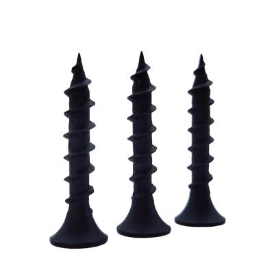 China Bugle Hot Sale Coarse Thread Drywall Screws Wood Screws Bugle Head Black Phosphate for sale