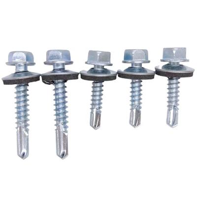 China HEX Galvanized Hex Head Roofing Screws Building Roofing Tek Screws for sale