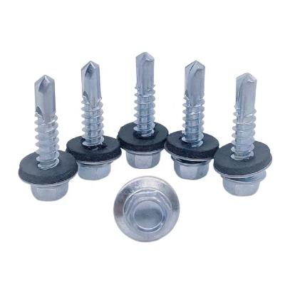 China HEX Wholesale OEM Building Screws Hex Washer Head Self Drilling Screws Roofing Screws for sale