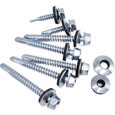 China HEX Hex Head Self Drilling Screw With EPDM Bonded Washer for sale