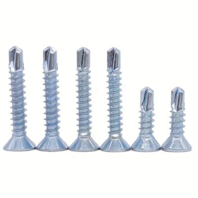 China Flat Countersunk Head Self Drilling Screw/CSK Head SDS Chinese Supplier Cheap Price Good Quality for sale