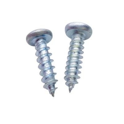 China Pan Galvanized Self Tapping Screw Pan Head Carbon Steel C1022A for sale