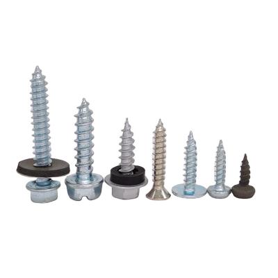 China Pan Galvanized Self Tapping Screw Carbon Steel C1022A Heat Treatment for sale