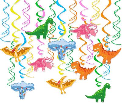 China Kindergarten Indoor and Outdoor Classroom Room Children Decoration Ornament Spiral Dinosaur Decoration Interior Decoration for sale