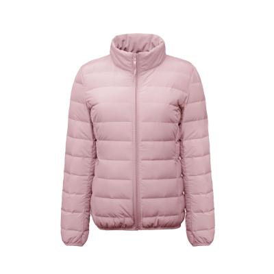 China Factory wholesale breathable white goose down jacket coats women winter parka best hooded duck down jacket custom OEM brand logo for sale