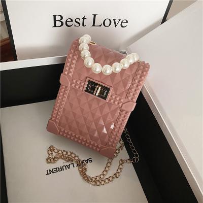 China Fashion Pearl Shockproof Cross - Body Waist Bag Korean High Quality Small Women's Bag For Maximum Side Pocket Mobile Phone Waterproof Bags And Cases for sale