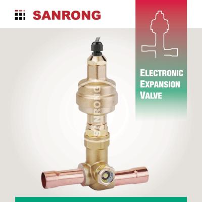 China Sanrong SHE-12.5 Commercial Electronic Expansion Valve for R410A, ETS12.5, Sporlan SERI-D, Carel E2V35, Emerson EX5 EEV Air Conditioner for sale