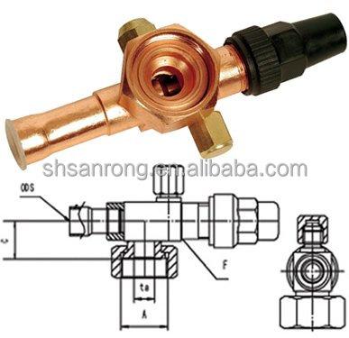 China Refrigeration Parts Sanrong Refrigeration Rotalock Valve, Compressor Valve for sale