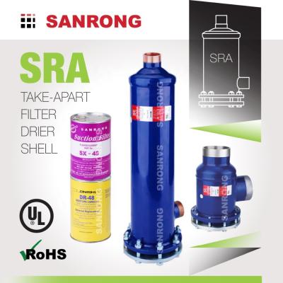 China Sanrong Srneng SRA STAS Commercial Liquid Line Replaceable Core Filter Dryer Shell With D48 DR-48 Filter Dryer Core For Refrigeration for sale