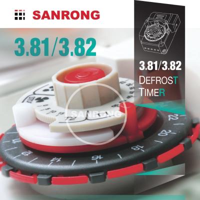 China Sanrong Refrigerator Defrost Adjustable Timer , Mechanical Adjustable Defrost Timer For Refrigeration SR-3.81 for sale