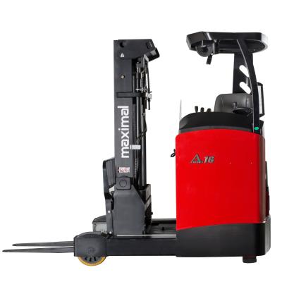 China Non-pollution of hotels! 1.6ton electric reach truck with attachment.china (Sit-on) for sale