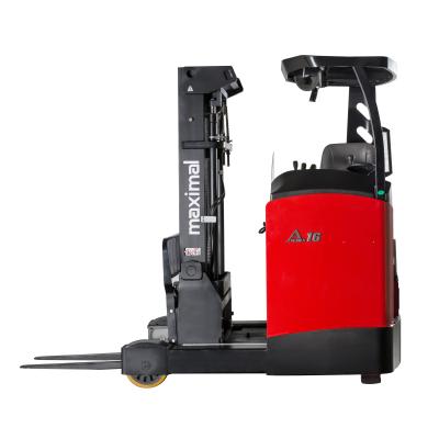 China Non-pollution of hotels! 2.5ton electric reach truck with attachment.china(Rack-on) for sale