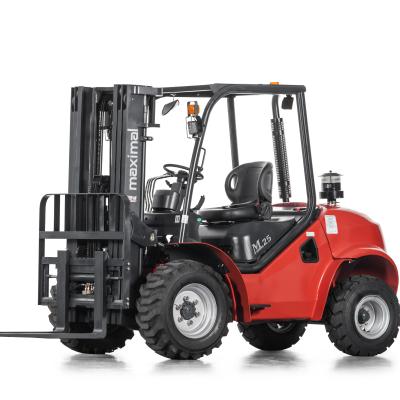 China Hotels Top Performance Peak Rough Terrain 4WD Forklift with Japanese Engine and CE Certificate Made in China for sale