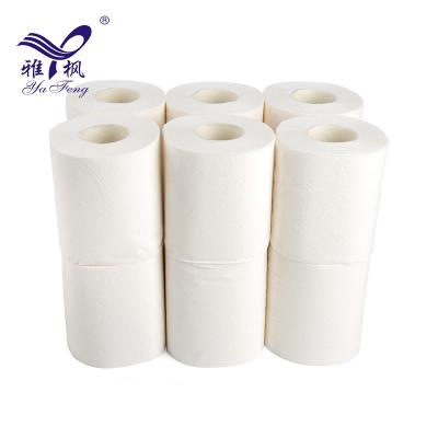 China Home Wholesale Toilet Paper Roll Virgin 2 Ply Wood Pulps Hand Towells White Tissue Paper for sale