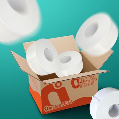 China Virgin Wood Pulps 2Ply Jumbo Toilet Roll Hot Selling Bacteriostatic Tissue Paper for sale