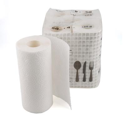 China Hot Selling Office 2 Ply 228mm*220mm Absorbency Kitchen Strong Paper Towel for sale