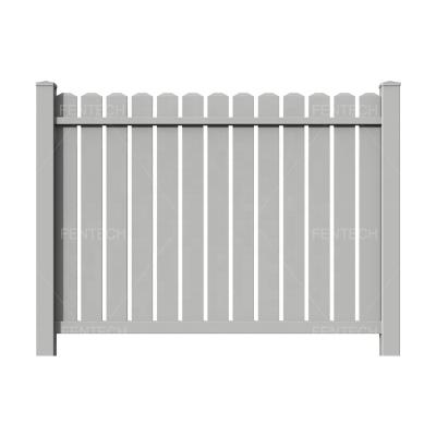 China White Size Quality Fence Easily Assembled Semi Privacy , Vinyl PVC Semi Privacy Fence for sale