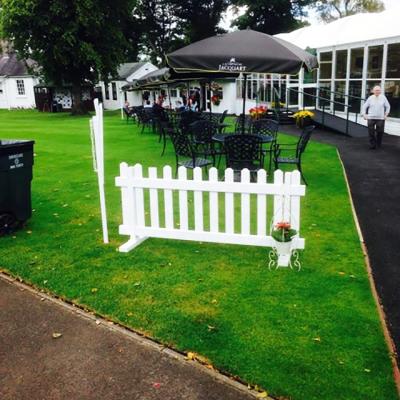 China England Temporary England Fence, Temporary Fence Bracket, White PVC Vinyl Palisade Temporary Fence for sale