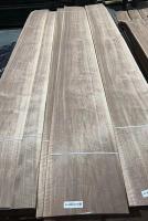 China Crowm cut American Walnut Veneer Natural A/B Grade Thick 0.45mm for sale