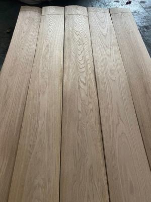 China La rebanada de la chapa del suelo de madera del OEM cortó el grueso ISO9001 del roble blanco 1.2m m en venta