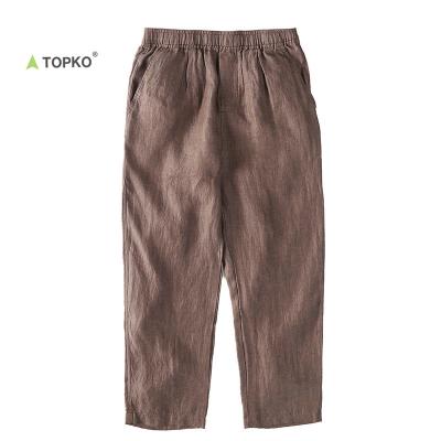 China TOPKO Logo High Quality Men's Casual Pants Custom Wholesale Anti-Static Plus Size Canvas Trousers for sale