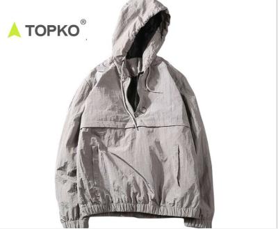 China TOPKO Anti-Shrink Hot Selling Mens Sweatshirts Oversized Custom Logo Hoodie for sale