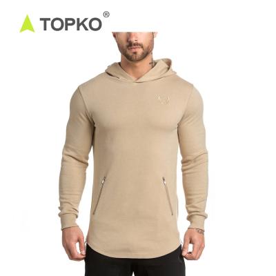 China TOPKO high quality anti-shrink streetwear gym custom made hoodie for sale