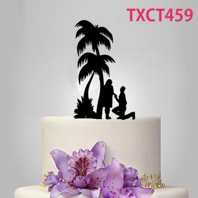 China Wedding happy wedding cake topper love cake topper wedding cake topper acrylic wedding decoration for sale