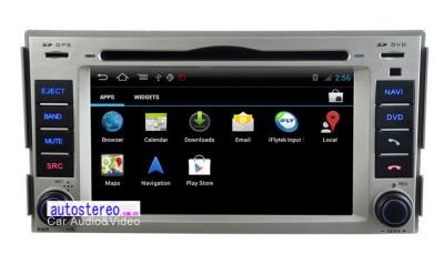 Cina Lettore DVD stereo di navigazione di Sat Nav GPS dell'automobile di androide di multimedia di Hyundai Santa Fe 6,2