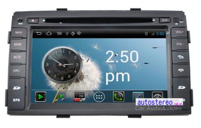 중국 KIA Sorento DVD 플레이어 GPS 토 운항 라디오 헤드 유닛 3G WiFi 인조 인간 차 토요일 탐색를 위한 인조 인간 4.0 입체 음향 판매용