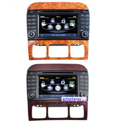 China Car Stereo GPS Mercedes Benz Sat Nav DVD for Benz S-Class 7 Inch Screen for sale