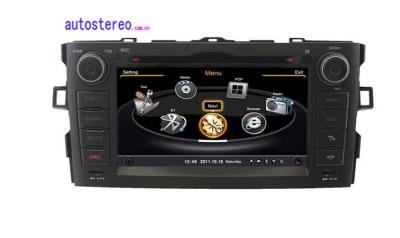 China Toyota zat Nav DVD 7“ Hoofd de eenheidsmultimedia van Auto Stereogps voor Toyota Auris Te koop