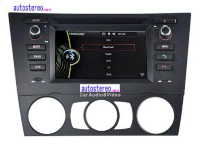 Chine Lecteur DVD de voiture d'écran tactile de 7 pouces pour l'unité de tête de navigation de GPS SAT Navi de multimédia d'E90 E91 E92 à vendre