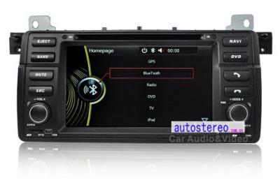 Cina Unità stereo a 7 pollici della testa di navigazione di BMW Sat Nav DVD Autoradio GPS per il sobbalzo 6,0 Bluetooth A2DP di BMW E46 M3 Sat Nav in vendita