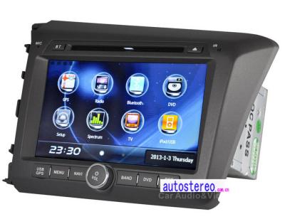 China 8 pulgadas Autoradio multilingue para el sistema de navegación de Honda Civic GPS Sat en venta