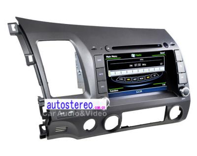 China Left Hand Drive Honda Civic 2006 - 2011 Honda Sat Nav DVD With 3G WIFI Bluetooth for sale