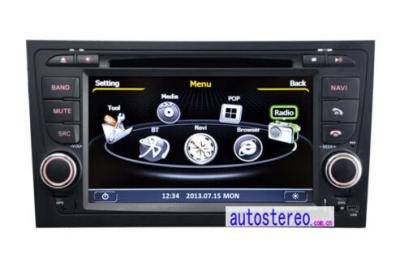 China 3G van de de Auto Stereo 7“ Auto van Wifi Audi Hoofd de eenheidsmultimedia van GPS Stereo voor Audi A4 S4 2002 - 2008 Te koop