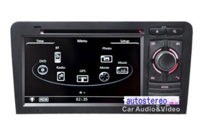 China 7“ Gezeten Nav-Huivering 6.0 en de Autostereo-installatie van Bluetooth Audi voor Audi A3 S3 2002 - 2012 Te koop