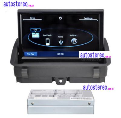 China Multimedias automotrices para el estéreo Bluetooth de la unidad de la cabeza del DVD de la navegación de Audi Q3 GPS Satnav en venta